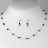 Pearl & Swarovski Crystal Bridal Wedding Jewelry Set NE 226
