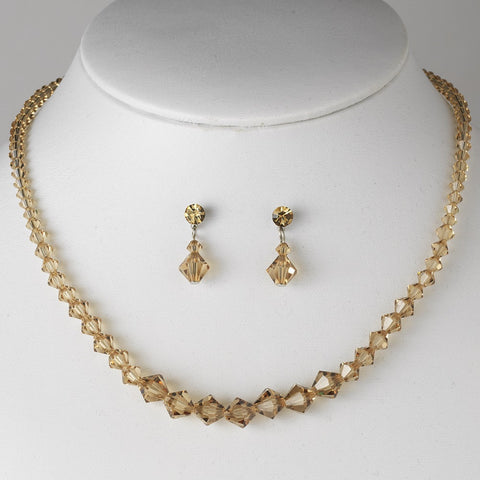 * Colorado Crystal Bridal Wedding Jewelry Set NE 231