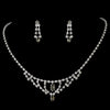 * Bridal Wedding Necklace Earring Set colors 340