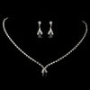 Crystal Rhinestone Drop Bridal Wedding Jewelry Set 344