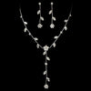 Crystal Floral Design Bridal Wedding Jewelry Set NE 71009