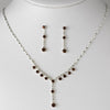 Bridal Wedding Necklace Earring Set NE 7157