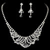 Swarovski Crystal Jewelry 7209 & Bridal Wedding Tiara 7093