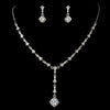 Dreamy Crystal Bridal Wedding Necklace & Earring Set 994