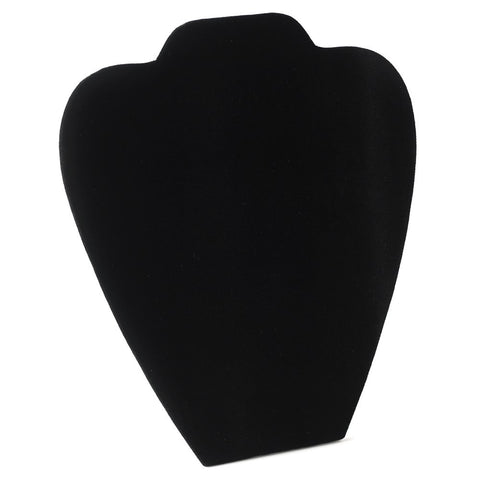 Black Velvet Bridal Wedding Necklace Display