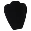 Black Velvet Bridal Wedding Necklace Display