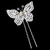 * Silver Ivory Clear Pin 1123
