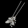 Beautiful Sparkling Rhinestone Vine Bridal Wedding Hair Pin 121 Silver