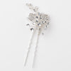 Silver Clear Rhinestone Bridal Wedding Hair Pin 126
