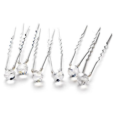 Swarovski Crystal Bridal Wedding Hair Pin 21 ( Sold in Sets of 6 )