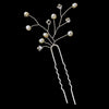 * Rhinestone & Freshwater Pearl Bridal Wedding Hair Pin 29