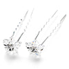 * Swarovski Crystal Daisy Bridal Wedding Hair Pin 31 (1 pc)