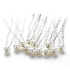 Pearl Bridal Wedding Hair Pin 77 (Set of 12)