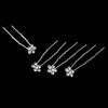 Floral Bridal Wedding Hair Accents Bridal Wedding Hair Pin 8 (Set of 12)
