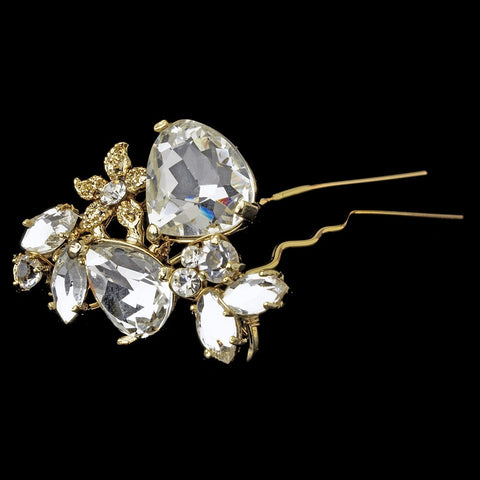 Gold Plated Bridal Wedding Hair Pin 95