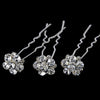 * Crystal Bridal Wedding Hair Pins KCS 0047 (Set of 12)