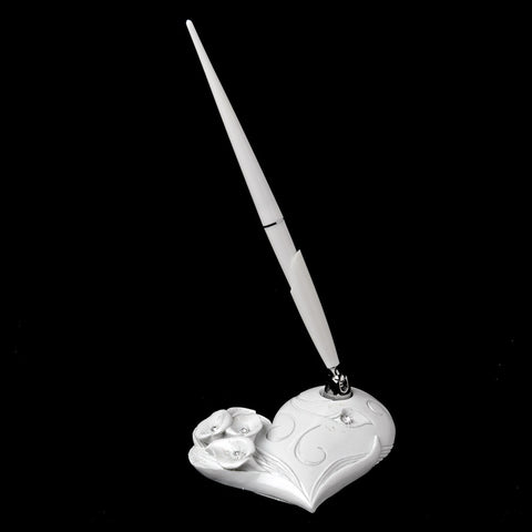 Lilly Heart Bridal Wedding Pen Set 407