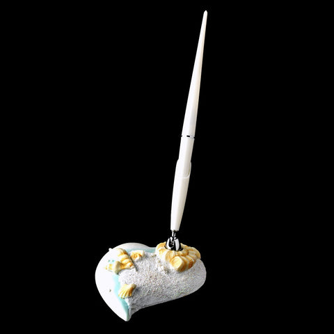 Blue Beach Themed Bridal Wedding Pen Set 042