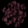 100/500 Plum Artificial Bridal Wedding & Formal Silk Rose Petals