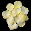 100 Yellow Two Tones Artificial Bridal Wedding & Formal Silk Rose Petals