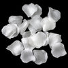 100/500 White Artificial Bridal Wedding & Formal Silk Rose Petals