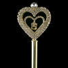Sweet 15/16 Rhinestone Covered Heart Scepter 207