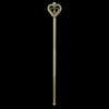 Sweet 15/16 Rhinestone Covered Heart Scepter 207