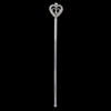 Sweet 15/16 Rhinestone Covered Heart Scepter 207