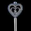 Sweet 15/16 Rhinestone Covered Heart Scepter 207