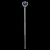 Sweet 15/16 Rhinestone Covered Heart Scepter 207