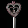 Sweet 15/16 Rhinestone Covered Heart Scepter 207
