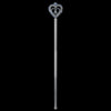 Sweet 15/16 Rhinestone Covered Heart Scepter 207
