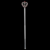 Sweet 15/16 Rhinestone Covered Heart Scepter 207