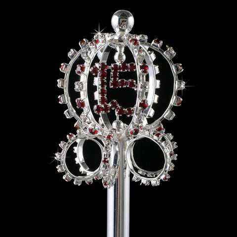 Sweet 15/16 Regal Rhinestone Scepter with Rhinestone Accents 520