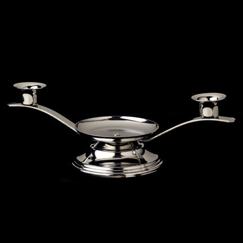 Silver Unity Candle Holder