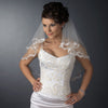 Scalloped Floral Embroidered Lace Edge Bridal Wedding Veil 112