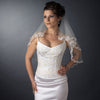 Scalloped Floral Embroidered Lace Edge Bridal Wedding Veil 112