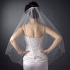 Bridal Wedding Single Layer Fingertip Edge Bridal Wedding Veil 114 1F