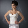 Bridal Wedding Single Layer Fingertip Edge Bridal Wedding Veil 114 1F