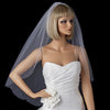 Bridal Wedding Single Layer Fingertip Edge Bridal Wedding Veil 114 1F
