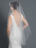 Single Layer Bridal Wedding Waltz Veil V 1154 1W