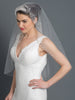 Single Layer Bridal Wedding Fingertip Veil w/ Beads, Rhinestones, Crystals, Pearls & Sequins Veil V 1161 1F