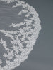 Single Layer Cathedral Length Accented with Embroidery Lace Bridal Wedding Veil 1185 1C