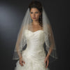 Beaded crystal Bridal Wedding Veils (V 130F)
