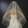 Beaded crystal Bridal Wedding Veils (V 130F)