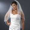 Beaded crystal Bridal Wedding Veils (V 130F)