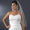 Beaded Edge Waltz Bridal Wedding Veil 131