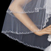 Beaded Edge Waltz Bridal Wedding Veil 131