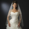 Bridal Wedding Veil 1317 - w/ Embroidery (33" x 41"long)