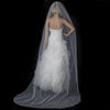 Bridal Wedding Single Layer Crystals Bridal Wedding Veil 139